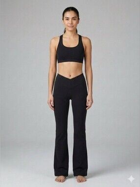 Lululemon Align V-Waist Mini-Flare Pant Blavk Size 8